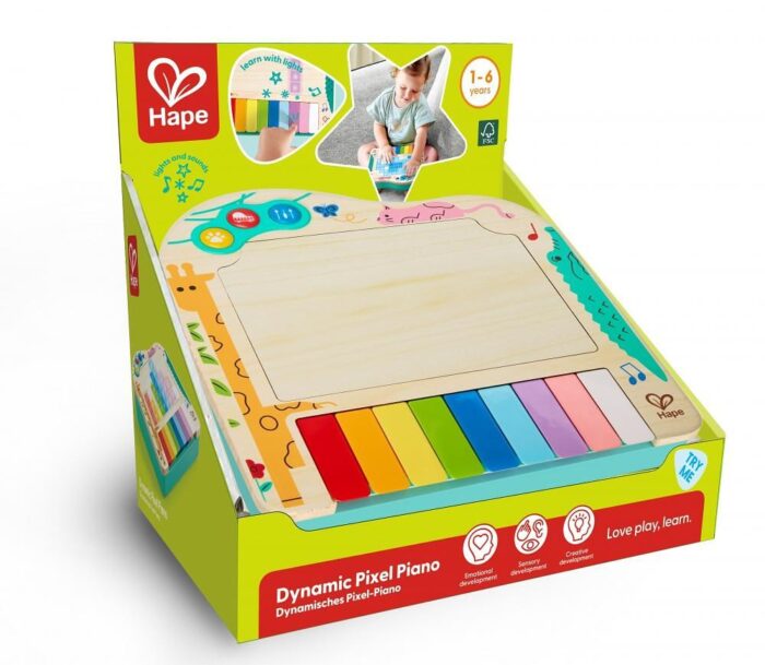 Дървено пиксел пиано, Hape Дървено пиксел пиано, Hape