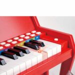 Дървено светлинно пиано и стол червено, Hape - Image 7
