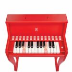 Дървено светлинно пиано и стол червено, Hape - Image 3