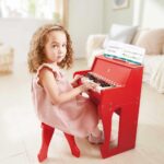 Дървено светлинно пиано и стол червено, Hape - Image 4