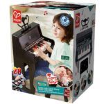 Дървено светлинно пиано и стол черно, Hape - Image 2