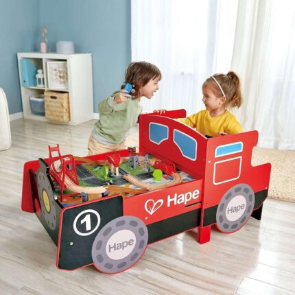 Дървено влакче за сядане със звук и светлина, Hape