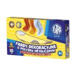 Декоративни метални бои 6 цвята Astra