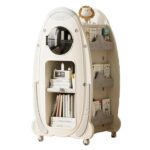 Детска библиотека за книги с въртящ се дизайн кафява, Feelkids