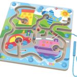 Дървена игра с магнити Трафик, Classic World