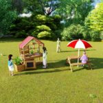 Детска дървена кухня за игра навън, Classic World Educational - Image 4