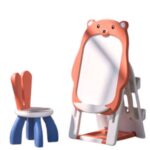 Детска дъска за рисуване и столче 2 в 1 червено мече, Feelkids - Image 4