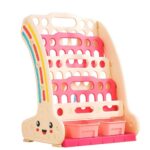 Детска етажерка за играчки и книги червена, Feelkids - Image 3