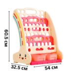 Детска етажерка за играчки и книги червена, Feelkids - Image 4