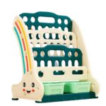 Детска етажерка за играчки и книги зелена, Feelkids - Image 3