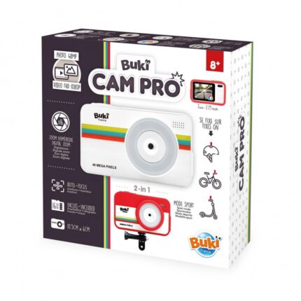 Детска камера Cam Pro 2 в 1 с аксесоари, Buki France