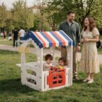 Детска къща за игра 3 в 1 морски цветове, Feelkids - Image 3