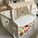 Детска къщичка за игра Бухалче с органайзер за играчки, Feelkids - Image 6