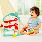Дървен ксилофон с топчета 6 части, Hape