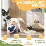 Детска пързалка 3 в 1 Слонче кафява, Feelkids - Image 8