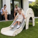 Детска пързалка 3 в 1 Слонче сива, Feelkids - Image 2