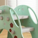 Детска пързалка Жираф 170 см зелена, Feelkids - Image 7