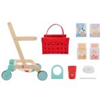 Пазарска количка и кошница 2 в 1, Hape - Image 7