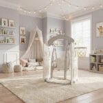 Детска пластмасова люлка сива, Feelkids