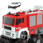 Пожарна кола с дистанционно, звуци и димни ефекти, Crazon - Image 3