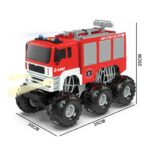 Пожарна кола с дистанционно, звуци и димни ефекти, Crazon - Image 5