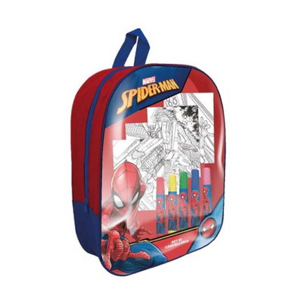 Детска раничка за оцветяване Spiderman, MC Toys