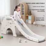 Детска пързалка 3 в 1 Слонче сива, Feelkids - Image 4