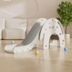 Детска пързалка 3 в 1 Слонче сива, Feelkids - Image 8