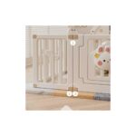 Детска къща за игра 5 в 1 с ограда люлка и пързалка, Feelkids - Image 8