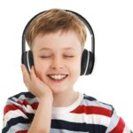 Детски Bluetooth слушалки бели, iDance