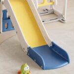 Детски център с пързалка люлка и катерушка 11 в 1 син, Feelkids - Image 6