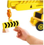 Детски дървен подвижен кран 5 части, Hape - Image 4