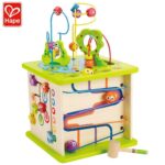 Дървен куб с 5 активности, Hape - Image 3