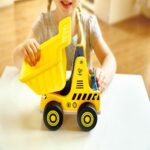 Детски дървен самосвал, Hape - Image 3