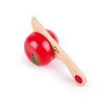 Детски дъвен комплект за рязане Плодове, Hape - Image 3