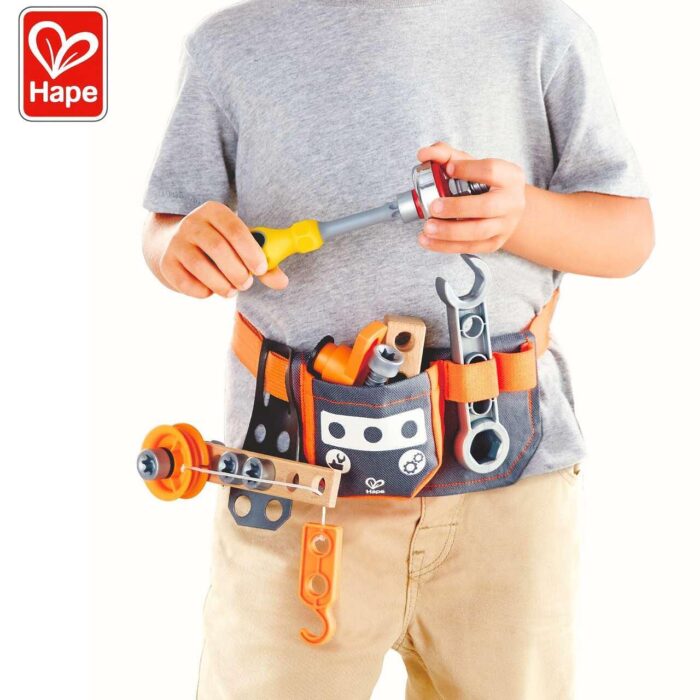 detski-kolan-s-instrumenti-junior-inventor-hape-19-casti-68fc722f783eb Колан с инструменти Junior Inventor 19 части, Hape