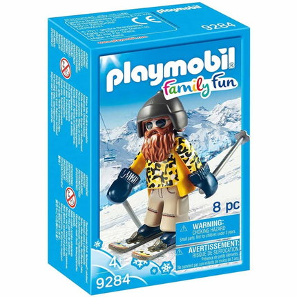 Детски конструктор Скиор със ски, Playmobil