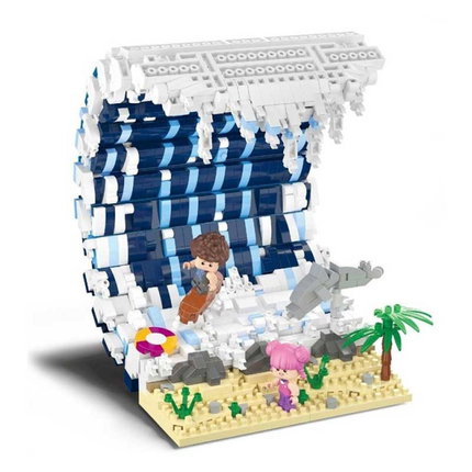Конструктор Сърфинг, 1471 части, Koco Bricks
