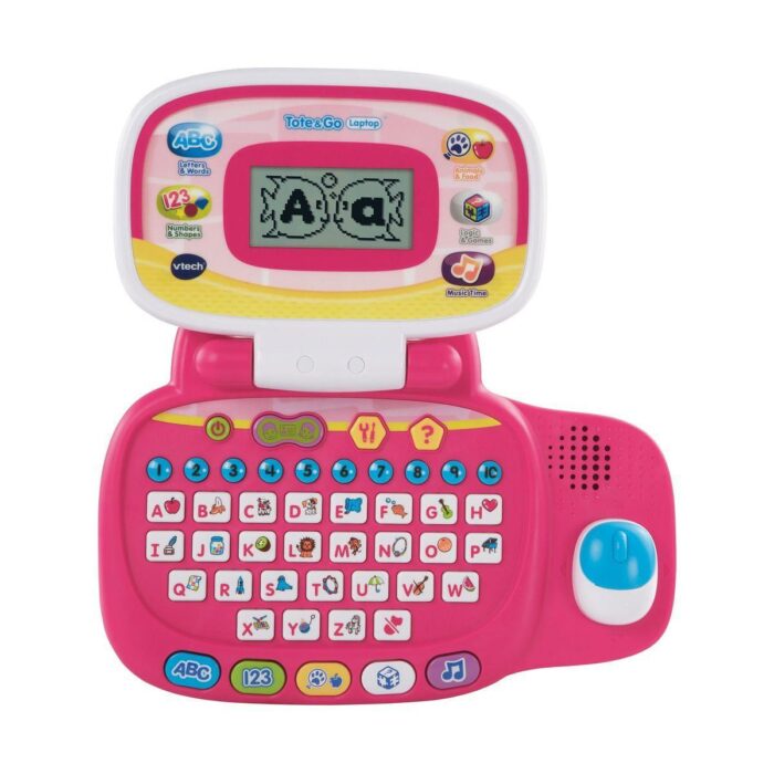 Детски лаптоп - Розов Детски образователен лаптоп розов, VTech