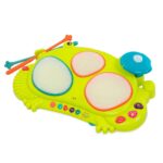Музикална играчка Жаба със светлина и запис, Battat - Image 4