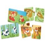Образователен пъзел Семейства животни, 36 части, Hape - Image 3
