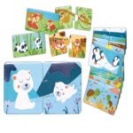 Образователен пъзел Семейства животни, 36 части, Hape - Image 2
