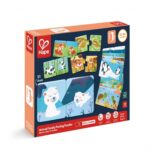 Образователен пъзел Семейства животни Hape