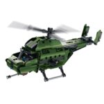 Конструктор 2 в 1 Военен самолет и хеликоптер, 393 части, iM.Master - Image 2