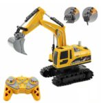 RC строителен багер със светлини звуци и димни ефекти, Crazon - Image 2
