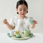 Дървен винтидж сервиз за чай, Classic World - Image 7