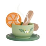 Дървен винтидж сервиз за чай, Classic World - Image 5