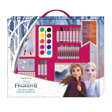 Куфарче Frozen за рисуване, 35 части, MC Toys