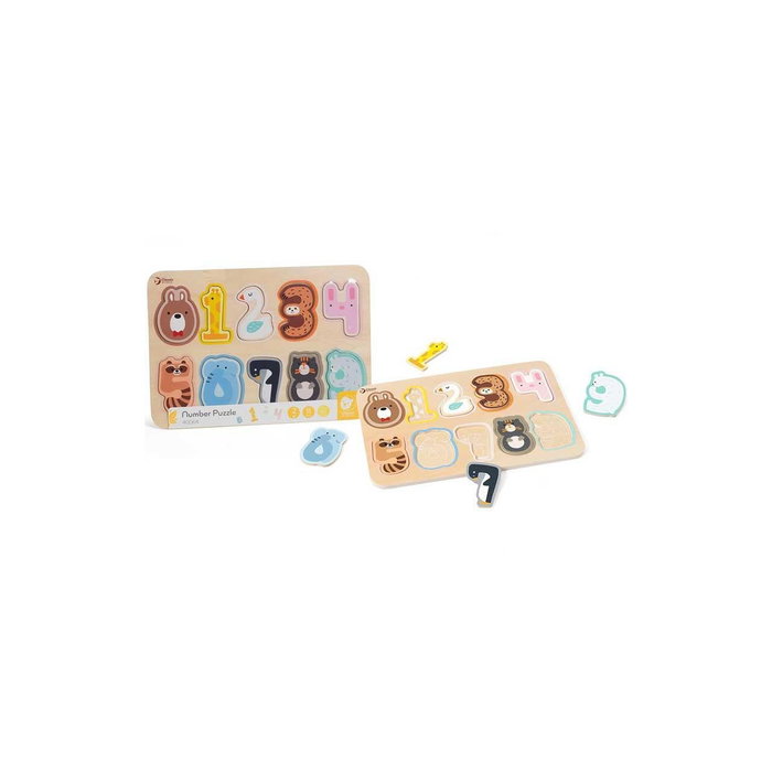dierven-piezel-classic-world-s-cisla-i-zivotni-za-ranno-obucenie-11-casti-69ac17297bf9b Дървен пъзел с числа и животни за ранно обучение Classic World