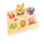 Дървен пъзел Плодове, Hape - Image 2